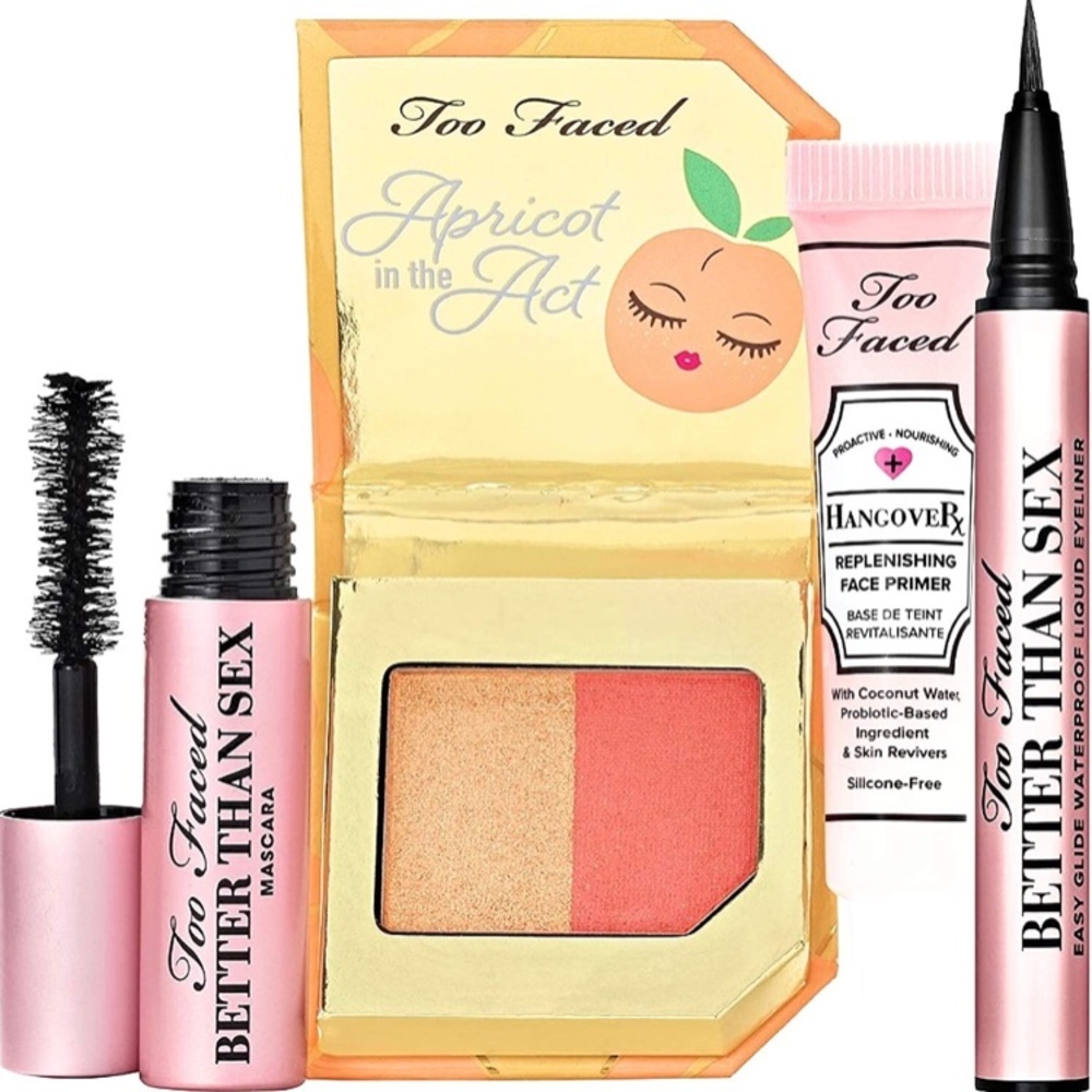Too Faced Juicy 4 Piece Travel SET MEGA YES!!!